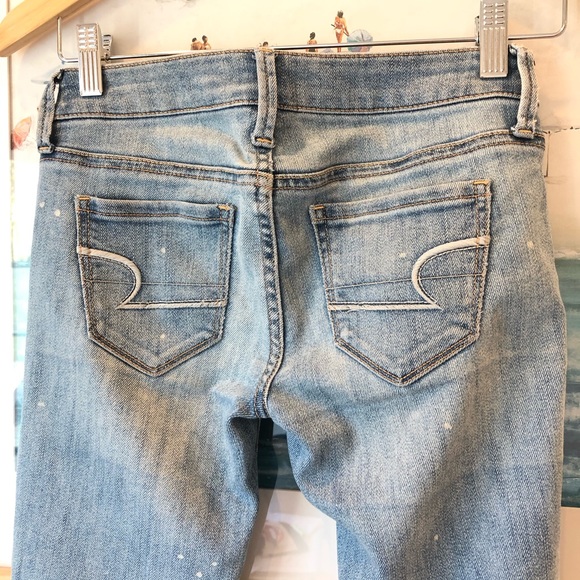 AE light blue straight jeans - Picture 5 of 6